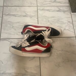 Vans Red and Black Sneakers